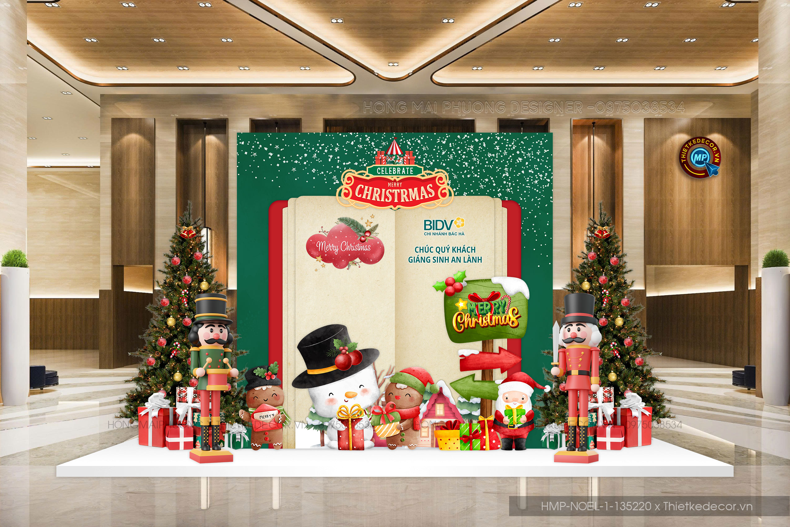 File thiết kế trang trí Giáng sinh Noel Merry Chrismas, checkin trường học, TTTM, chung cư, nhà hàng, khách sạn, quán cà phê...